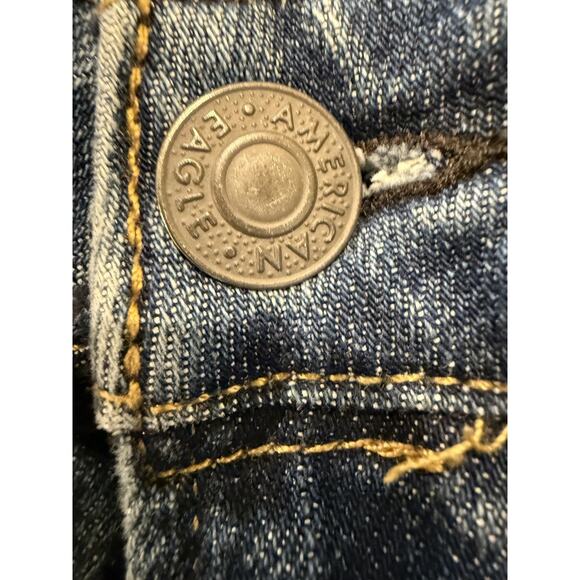 American Eagle Jeans Mens 29x32 Distressed Athletic Skinny AirFlex Temp Tech Den - Picture 9 of 16